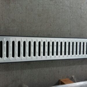 DRAINAGE CHANNEL 1 M WITH GALVANISED GRATING A15 - DRP178 NICOLL