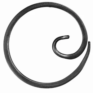 Roue décorative forgée 12x6 mm / Fi 120 mm