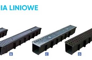 Sumideros lineales H130 en forma de rejilla "C